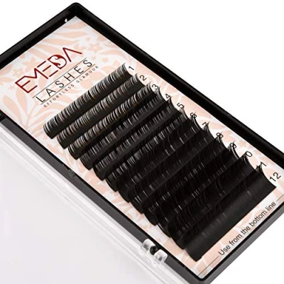 Afbeelding van EMEDA wimper extensions wimpers 0.07 mm kunstwimpers individueel D curls 11mm zachte individuele set 3D een voor