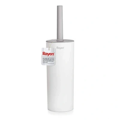 Afbeelding van Rayen Toiletborstel met deksel, wit, 37 x 9,2 cm