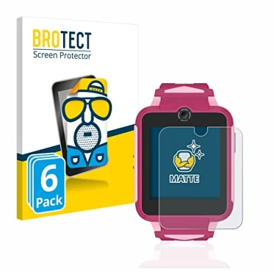 Afbeelding van BROTECT (6 Stuks) Antireflecterende Beschermfolie voor TCL Movetime Family Watch MT42X Anti Glare Screen Protector, Mat, Ontspiegelend