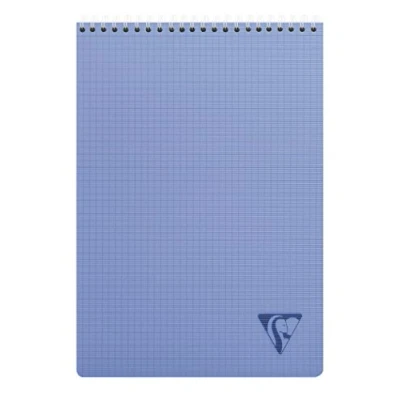 Afbeelding van Clairefontaine 328645C Collectie Linicolor Fresh Set van 5 aan kop gebonden Spiraalblok A5 14,8x21cm 160 Uitscheurbare pagina&#039;s kleine ruiten 90g Wit Papier polypropyleen kaft Willekeurige Kleur