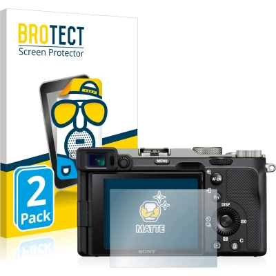 Afbeelding van BROTECT Screenprotector voor Sony Alpha 7C Folie Beschermfolie matte (2 Stuks)