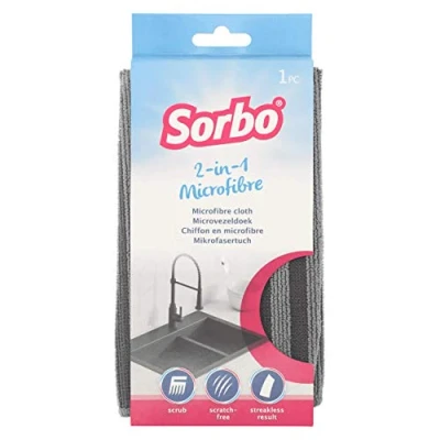 Afbeelding van Sorbo Recycled Microvezeldoekjes 35x35cm 4 stuks