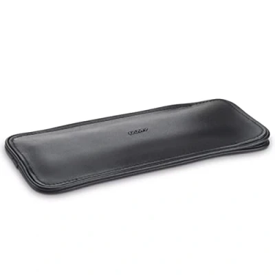 Afbeelding van Lamy 1233084 A 401 Lederwaren hoogwaardig kalfsleer etui 859 in de kleur zwart voor twee schrijfgerei, 2 schrijfgerei