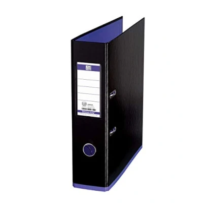 Afbeelding van OXFORD MyColour ordner, formaat A4, uit karton, rug van 8 cm, zwart pa