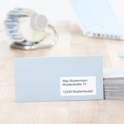 Afbeelding van Herma 10826 Adresetiketten van gerecycled papier, A4, 99,1 x 38,1 mm,