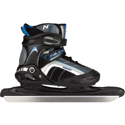 Afbeelding van Nijdam noren schaatsen semi softboot unisex zwart/blauw maat 46