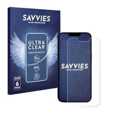 Afbeelding van Savvies Screenprotector voor Apple iPhone 16e Folie Beschermfolie transparant (6 Stuks)