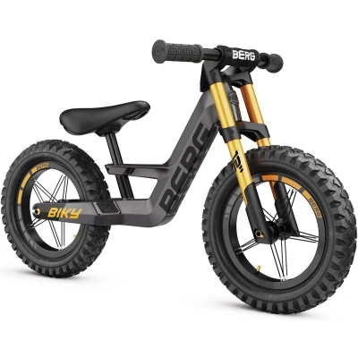 Afbeelding van BERG Biky Cross Grey Loopfiets Lichtgewicht frame van magnesium Verstelbaar zadel 2 tot 5 jaar Grijs