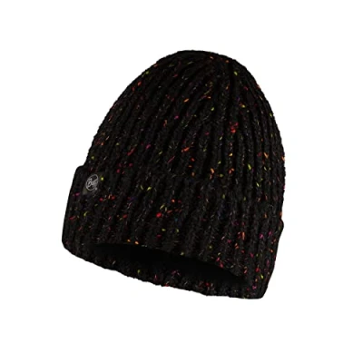 Afbeelding van Buff Unisex Gebreide Fleece Gevoerde Beanie Hat Zwart