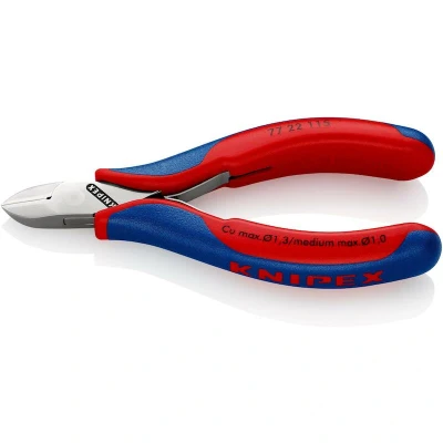 Afbeelding van Knipex 77 22 115 zijsnijtang ronde kop z.facet mm