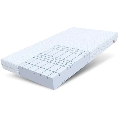 Afbeelding van FDM Pearl Matras, 180 x 200 cm, koudschuimmatras, hoogte 16 hardheidsgraad H4, 7 ligzones, Oeko Tex, geschikt voor mensen met een allergie, wasbaar, HR schuim