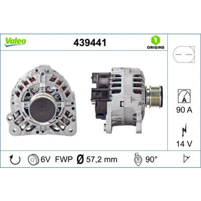 Afbeelding van Valeo Alternator/Dynamo 439441