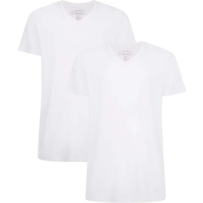 Afbeelding van T Shirt Bamboo Basics Men Vinn Optical White (2 Delig) S