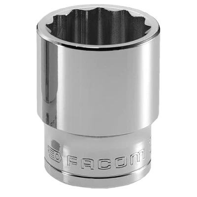 Afbeelding van FACOM 1/2 inch dopsleutel, 12 kant, 19 mm, 1 stuk, S.19