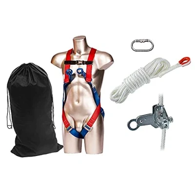 Afbeelding van 15m Verticale Klim en Abseil kit maat , Red