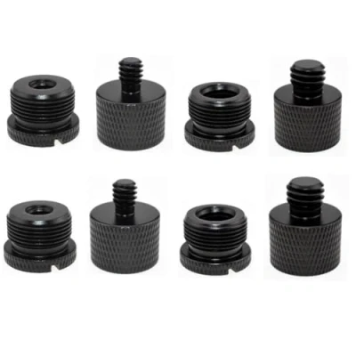 Afbeelding van VIVIIHOO Microfoonadapter schroefdraadadapter 1/4 naar 5/8 inch adapter statief 3/8 8 delige set voor microfoonstatieven en camera&#039;s