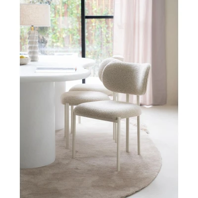 Afbeelding van By Boo Eetkamerstoel Daybreak Taupe