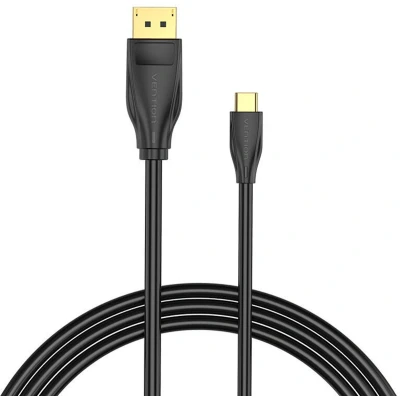 Afbeelding van Adapter USB C naar DisplayPort Vention CGYBH Zwart 2 m