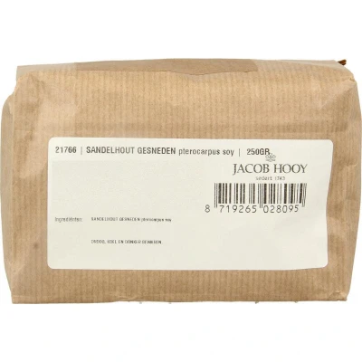 Afbeelding van Jacob Hooy Sandelhout Rood Gesneden 250GR