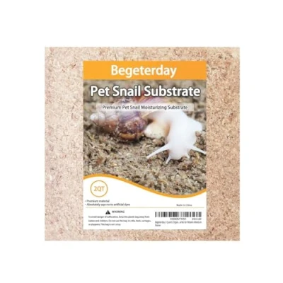 Afbeelding van Begeterday 2L Organische Vezel Substraat voor Huisdier Slak, Ideale Slak Terrarium Accessoires Behoudt Vocht
