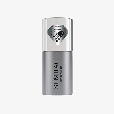 Afbeelding van Semilac UV gel onderlak voor de gevoelige huid en nagels Beschermt verzorgt hecht goed. Soak off formule Ideaal privé professionele pedicure, 7 ml
