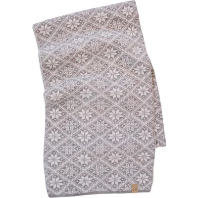 Afbeelding van Ivanhoe gebreide sjaal van wol Freya Grey Marl23 One Size 185x27 Grijs