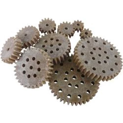 Afbeelding van Reely Hout, Kunststof Assortiment tandwielen Soort module: 1.0 Aantal tanden: 10, 15, 20, 30, 40 10 stuk(s)