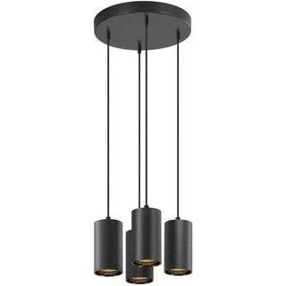 Afbeelding van SLV Pendel hanglamp Asto Tube zwart 4x GU10 1006437