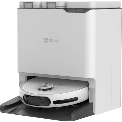 Afbeelding van Ezviz RS20 Max Robotstofzuiger met Dweilfunctie, 13.000Pa Zuigkracht, Automatische Leeg &amp; Reinigingsstation, AI Obstakelvermijding Compatibel Google Assistant Alexa