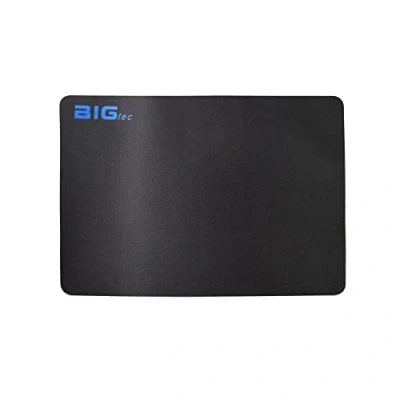 Afbeelding van BIGtec muismat XXL Gaming 40 x 30 cm slechts 2,5 mm hoog antislip zwarte extra grote snelheid en precisie