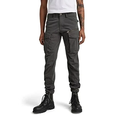 Afbeelding van G STAR RAW Rovic Zip 3D Regular Tapered heren Broek,Grijs (Cloack C893 5812),28W / 30L
