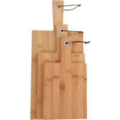 Afbeelding van Luxe Bamboe Snijplanken Set 3 Stuks