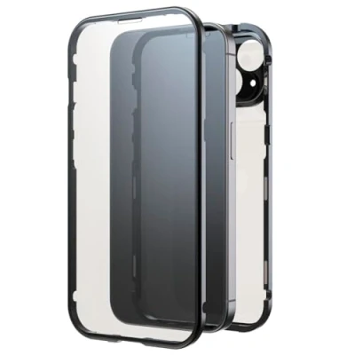 Afbeelding van Black Rock 360 Glass Cover Apple iPhone 15 Zwart Inductieve lading, Stootbestendig