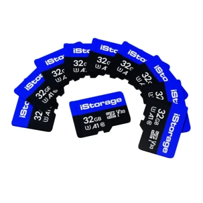 Afbeelding van iStorage MicroSD Card 32GB 10 Pack alleen te gebruiken met de datAshur SD flashdrive (module) IS FL DSD 256