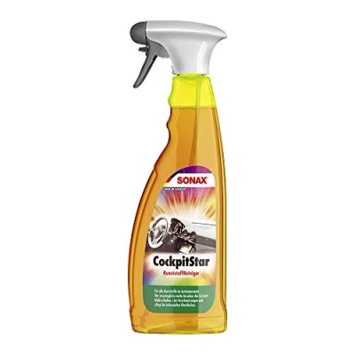 Afbeelding van SONAX CockpitStar (750 ml) reinigt en verzorgt alle kunststof onderdelen in de auto, antistatisch stofafstotend, art.nr. 02494000