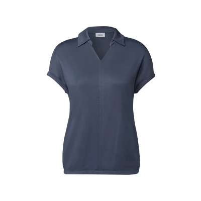 Afbeelding van Cecil Softes Poloshirt, Dames, Maat: XL, Blau