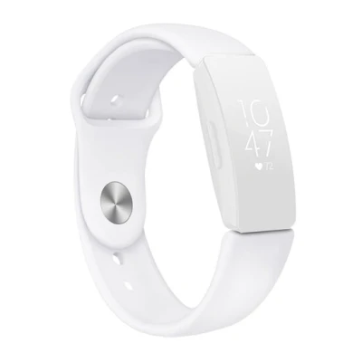 Afbeelding van Fitbit Inspire 1 / HR Ace 2 siliconen bandje Maat: Large Wit