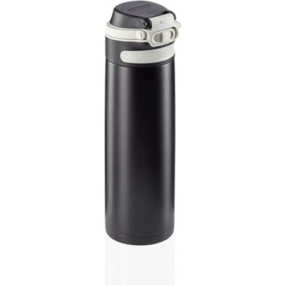 Afbeelding van Thermosfles Flip 600 ml zwart