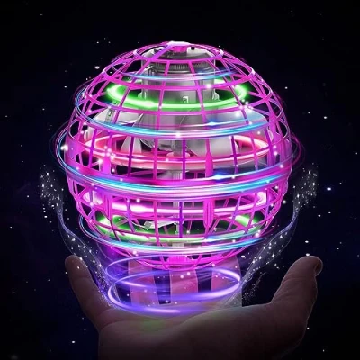 Afbeelding van XINHOME vliegende bal, bal met ledverlichting, Orbi Ball drone, Orbit Hover Toy cadeaus voor jongens meisjes 6 12 jaar Flying Orb speelgoed