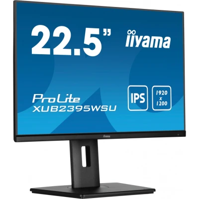Afbeelding van Iiyama ProLite LED monitor Energielabel E (A G) 57.2 cm (22.5 inch) 1920 x 1080 Pixel 16:10 4 ms HDMI, DisplayPort, Hoofdtelefoon (3.5 mm jackplug), USB 2.0,