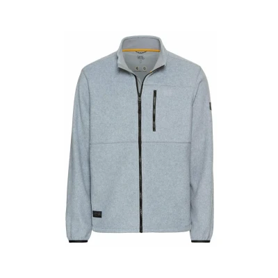 Afbeelding van camel active MIT Brusttasche Fleecejas, Heren, Maat: XL, Stone grey