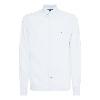 Afbeelding van Tommy Hilfiger regular fit overhemd CORE 1985 FLEX OXFORD met biologisch katoen calm blue