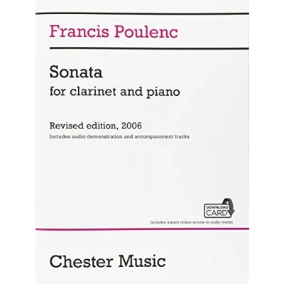Afbeelding van Sonata for Clarinet and Piano