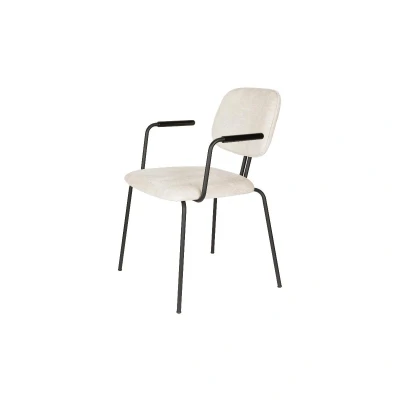 Afbeelding van Puur Rahim armstoel off white Stof