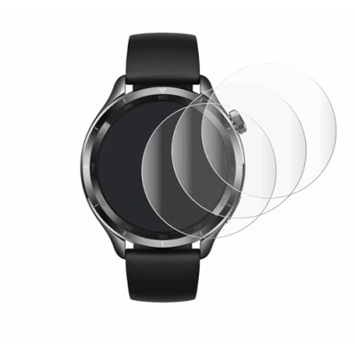 Afbeelding van Savvies Screenprotector voor Xiaomi Watch S4 Folie Beschermfolie transparant volledig dekking (4 Stuks)