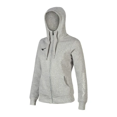 Afbeelding van Mizuno Sweat FZ Hoodie Trainingschoenen Zwart Dames Maat XL