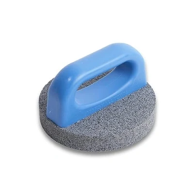 Afbeelding van Marshalltown ronde betonmolen, baksteenrasp met handvat, 20 grit, voor betonbouwers, tegelzetters, dekvloeren en gipsplaten, afmetingen: 152x25 mm