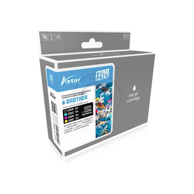 Afbeelding van Astar Brother LC227XLVALBPDR MFCJ Inkt CMYK Rebuilt set van 4