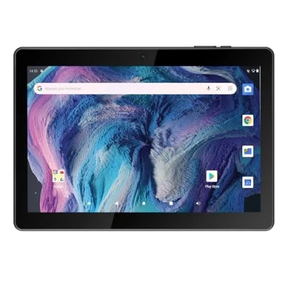 Afbeelding van Logicom Tablet 130 multimedia voor volwassenen 10,1 inch AV camera 2 MP/AR 5 MP videospeler videogesprekken wifi bluetooth USB C Android 13 geheugen 32 GB batterij 5000 mAh zwart