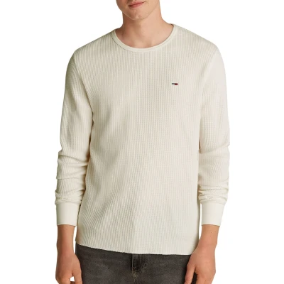 Afbeelding van Tommy Hilfiger Slim Waffle Longsleeve Shirt Heren